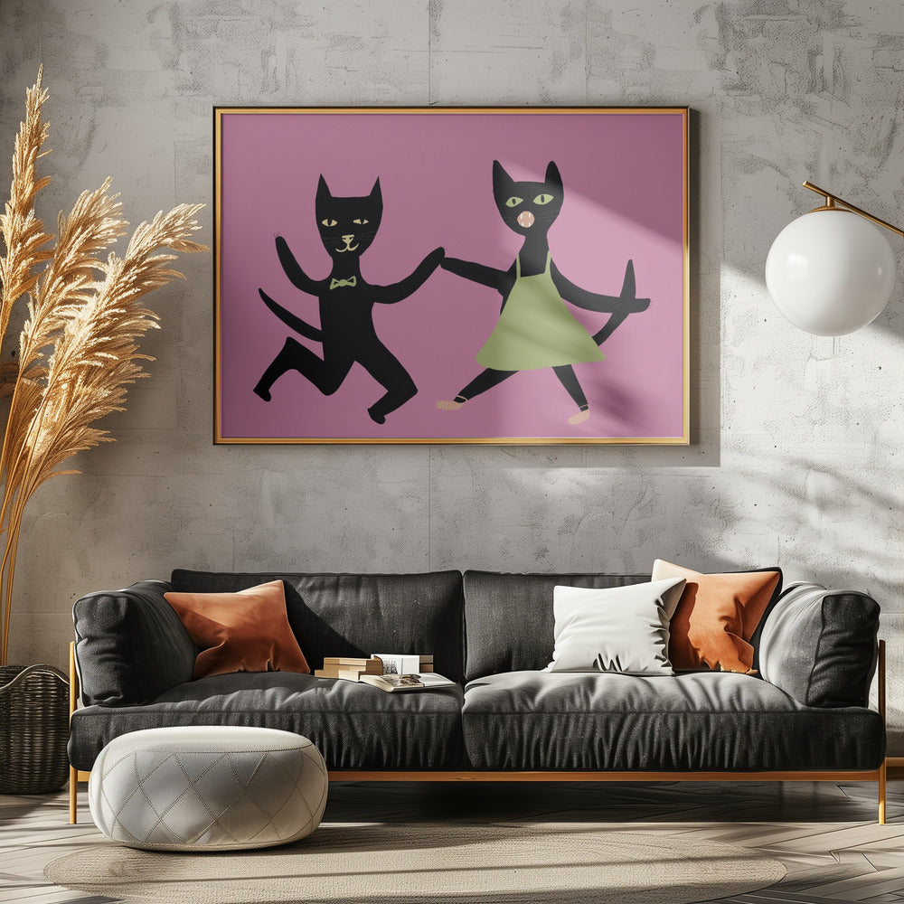 Dancing cats | Poster