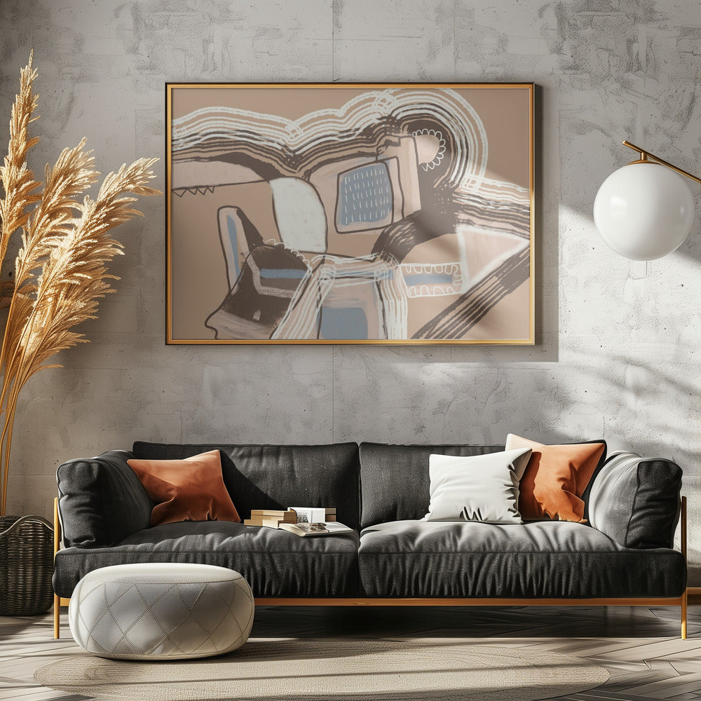 Weg naar het leven Abstract | Poster