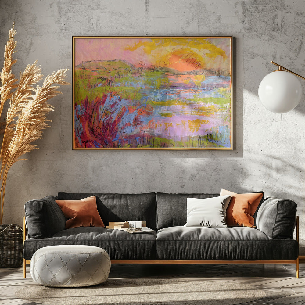 Zonsondergangsymfonie | Canvas
