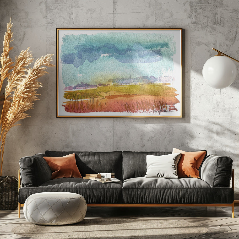 Blue Skies Horizon | Poster