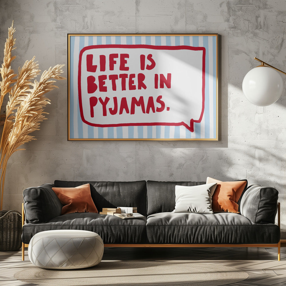 Gezellige pyjamawijsheid | Canvas