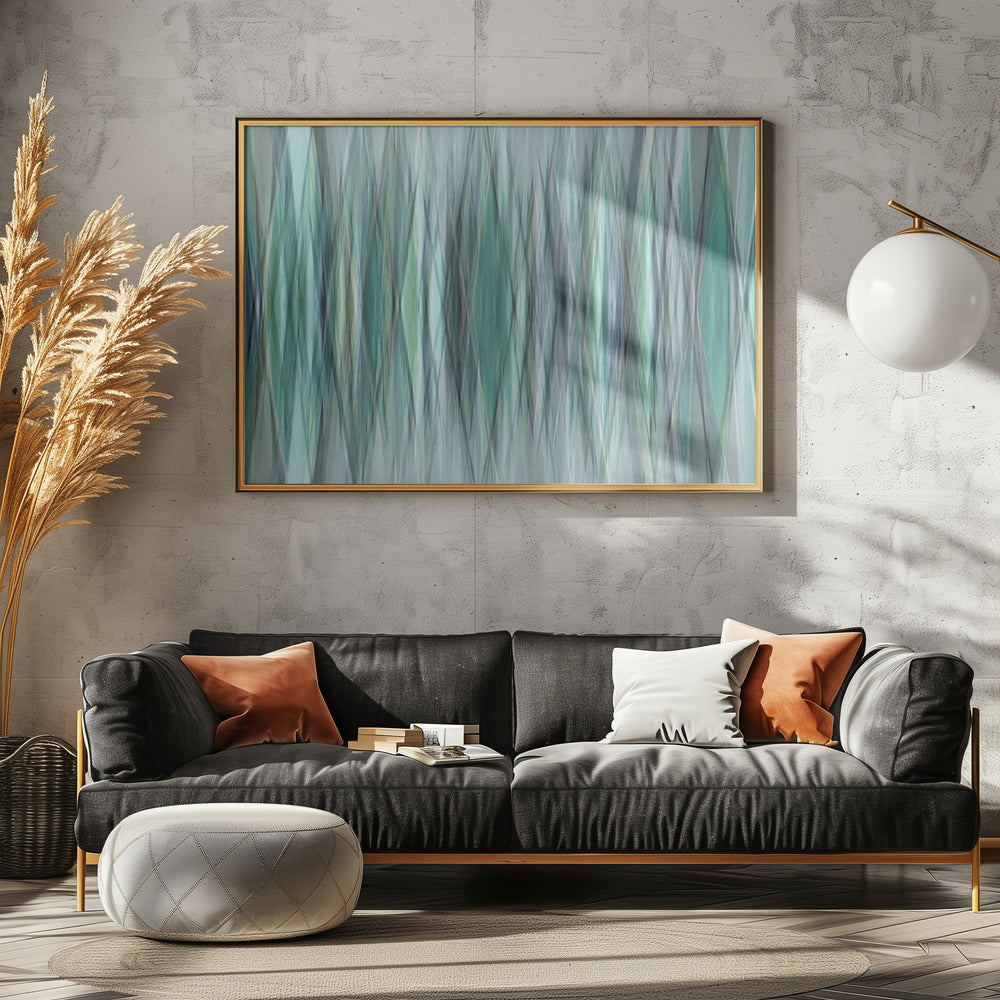 Smaragdgroene golven | Canvas