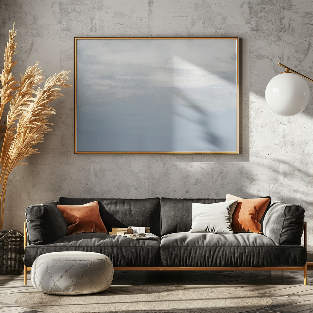 Minimalistisch abstract landschap | Canvas