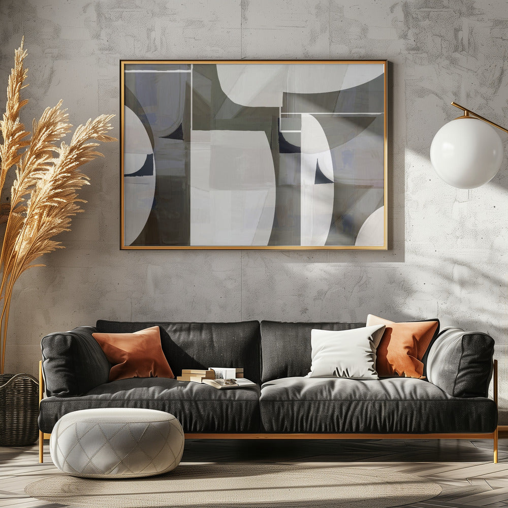 Architectonische abstractie | Canvas