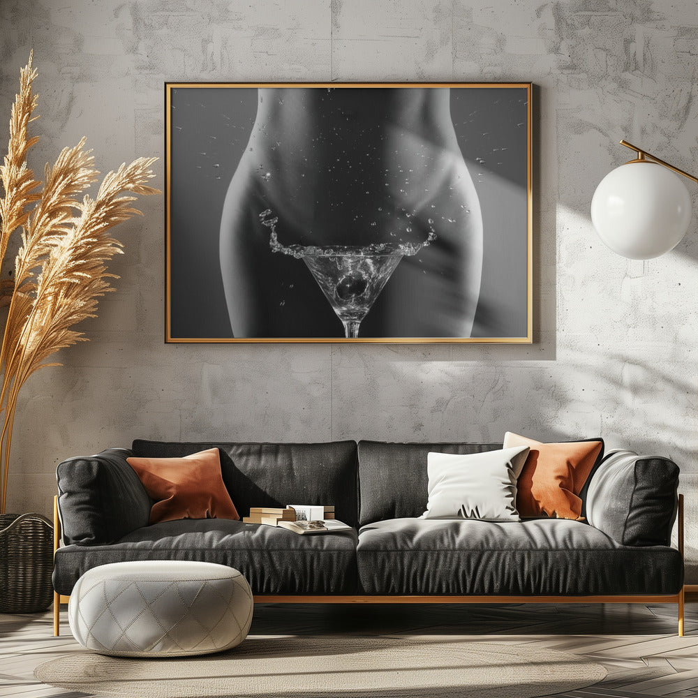 Hier is uw drankje, meneer... | Poster