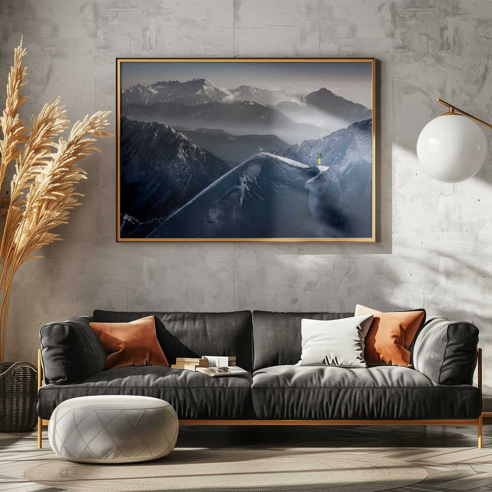 Stille momenten voor de afdaling | Poster