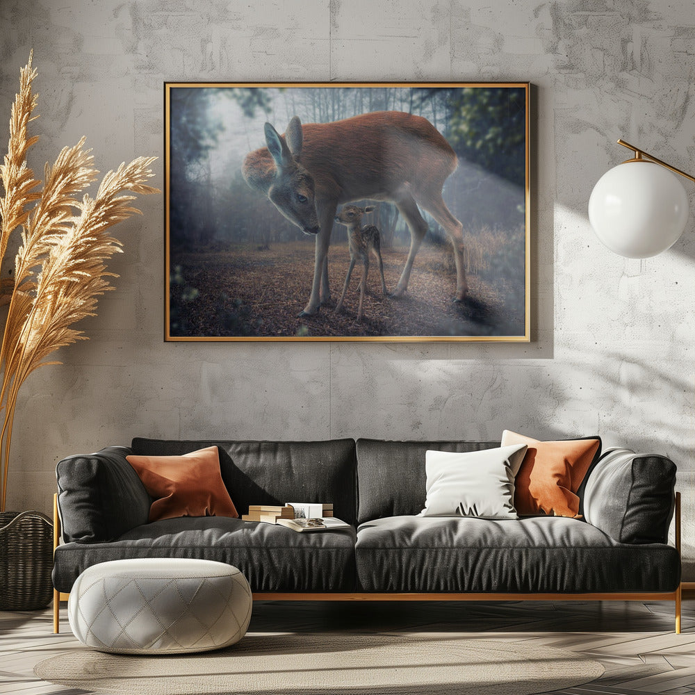 Mother and Fawn | Poster