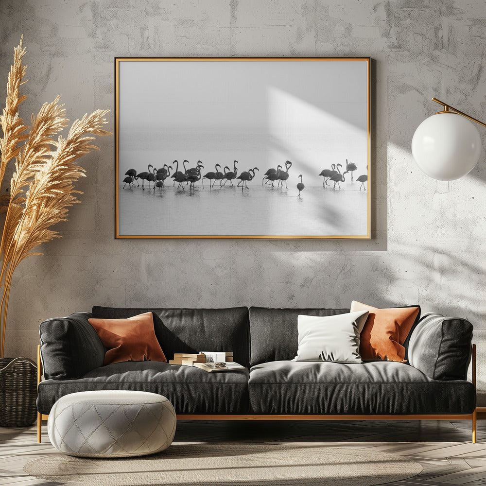 Flamingo's | Canvas