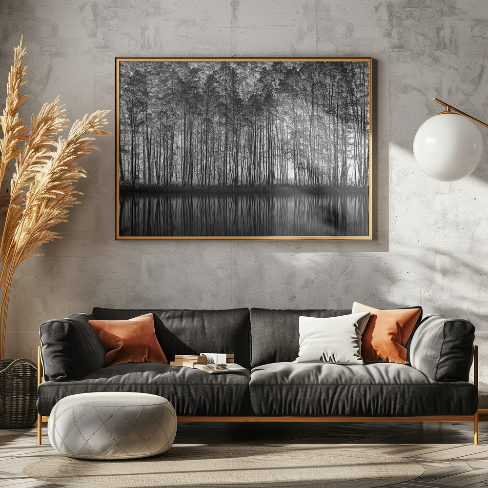 Pointillisme Natuur | Canvas