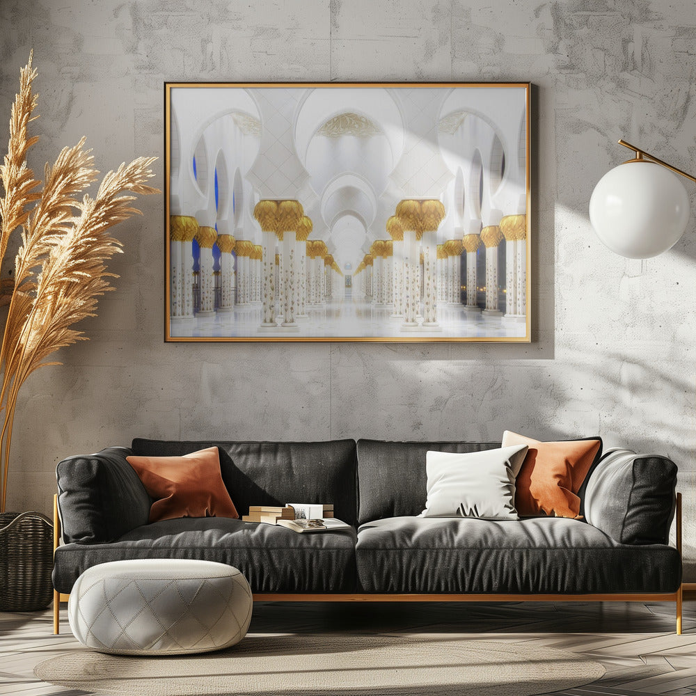 Wit en goud | Canvas