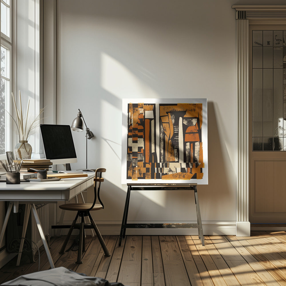Abstracte harmonie | Canvas