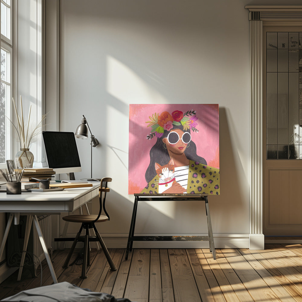 Cat lady | Canvas