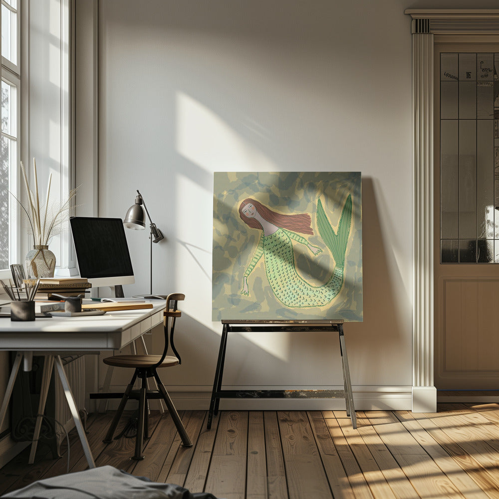 Zeemeermingroen | Canvas