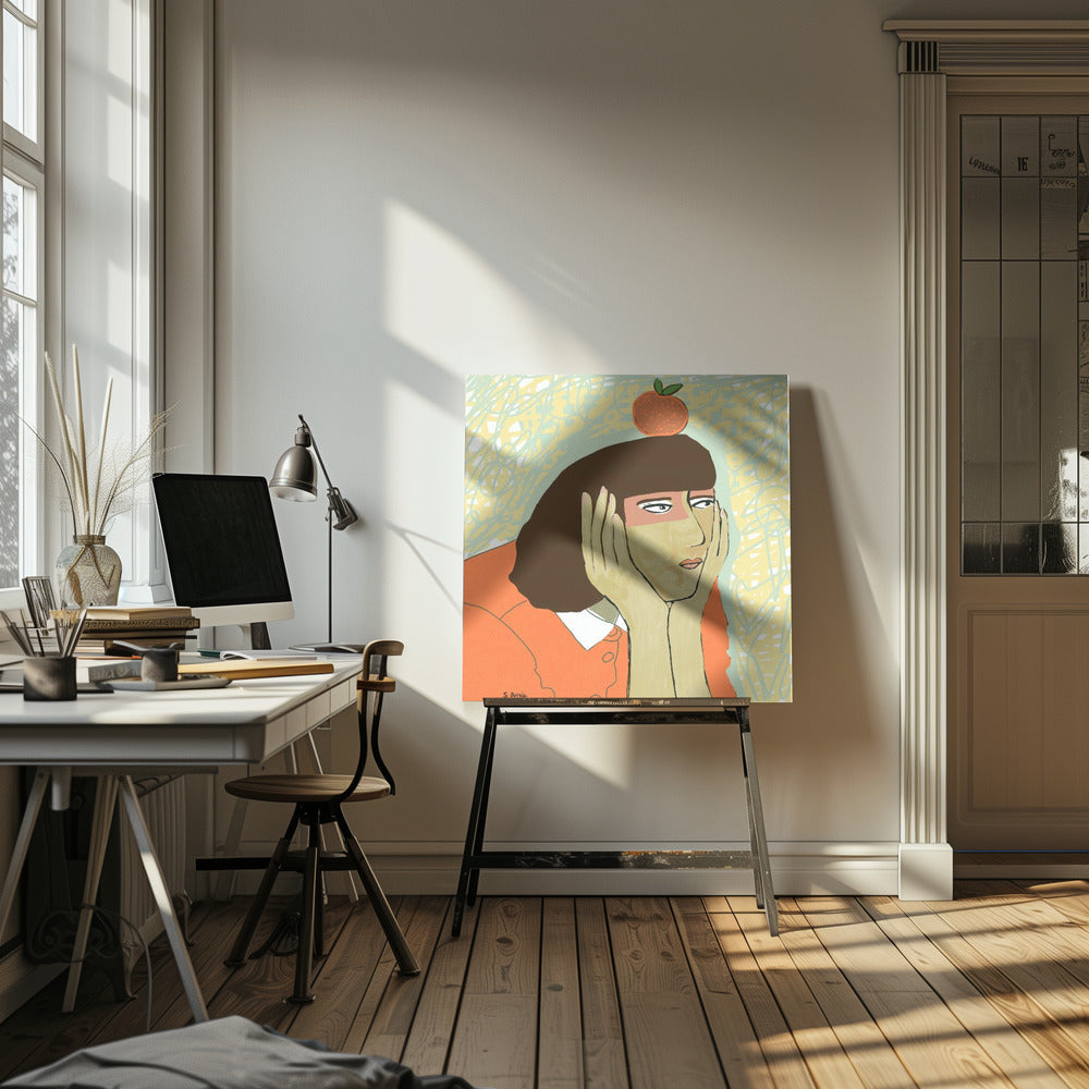 Dromer van sinaasappels | Canvas