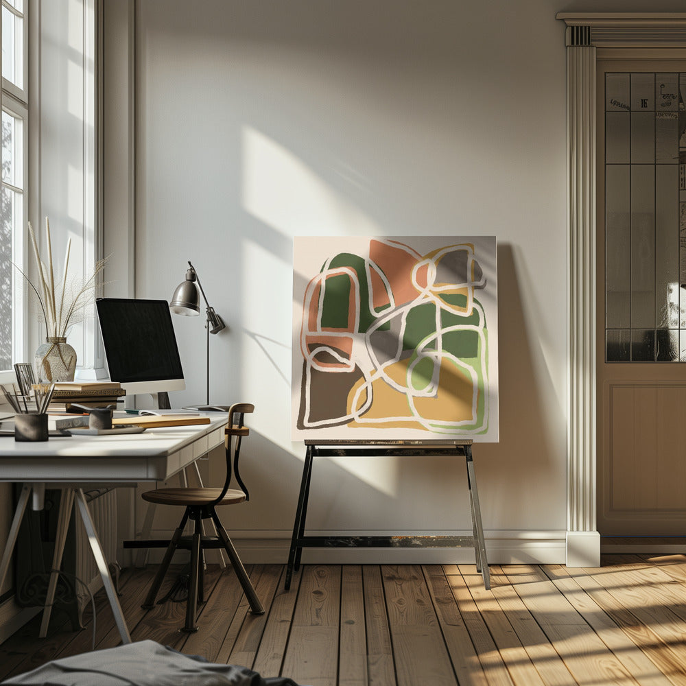 Lijnen en vormen | Canvas