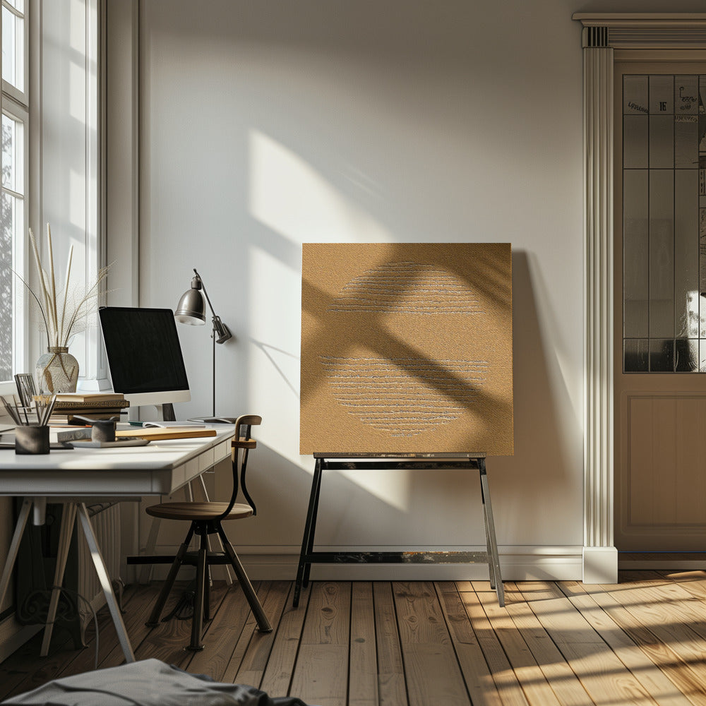 Verdeelde Horizon | Canvas