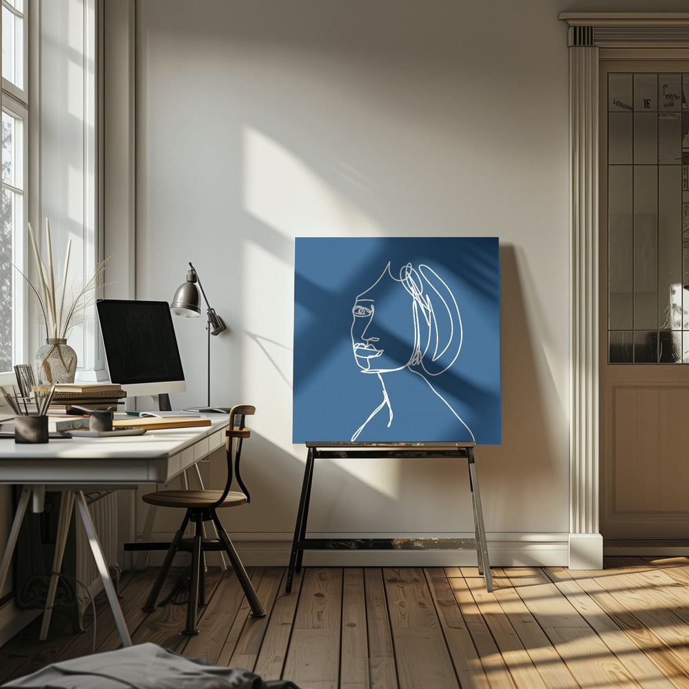 Woman LINE DRAWING | Canvas