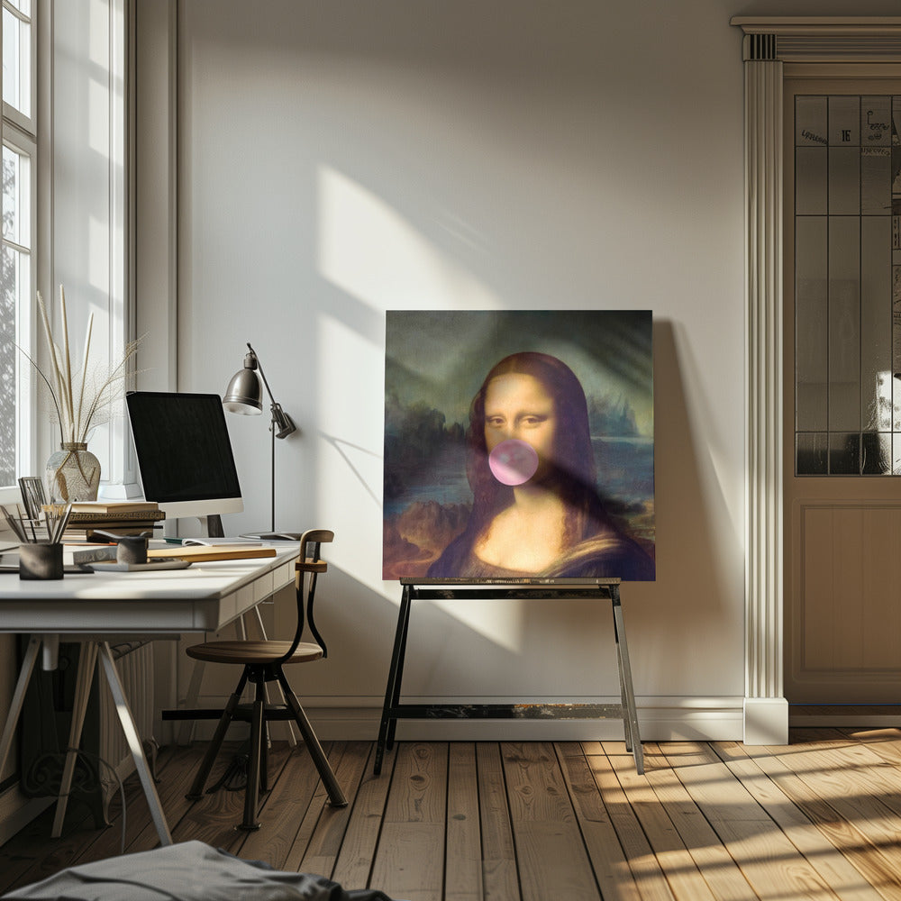 Mona Lisa Bubblegum | Canvas