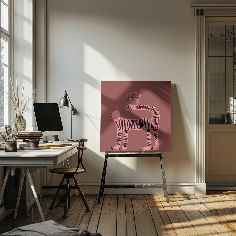 Tijgerkat | Canvas