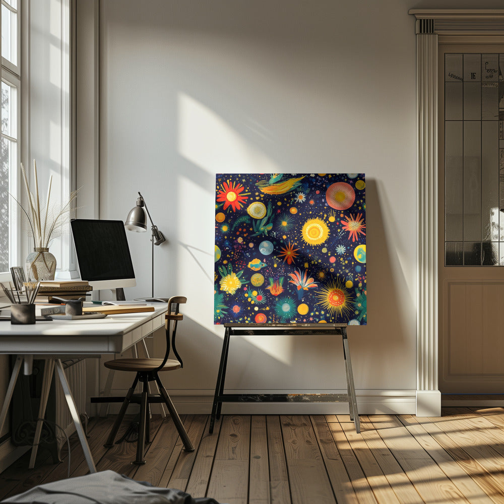 Dromen van een zonnetuin | Canvas