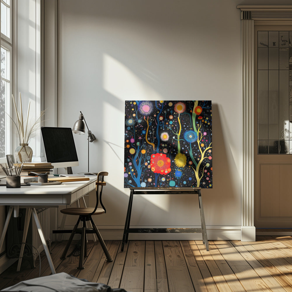 Levendige Hemelse Tuin | Canvas