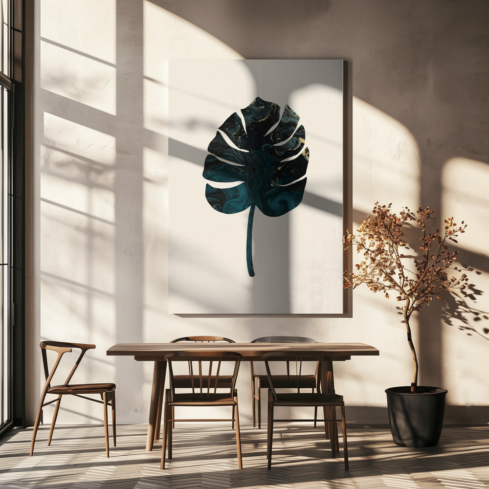 Monstera Marmergroen | Canvas