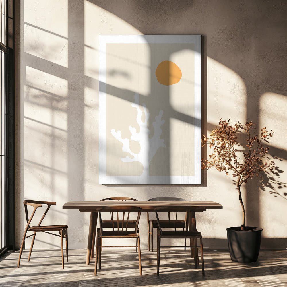 Zeewier in de zon | Canvas