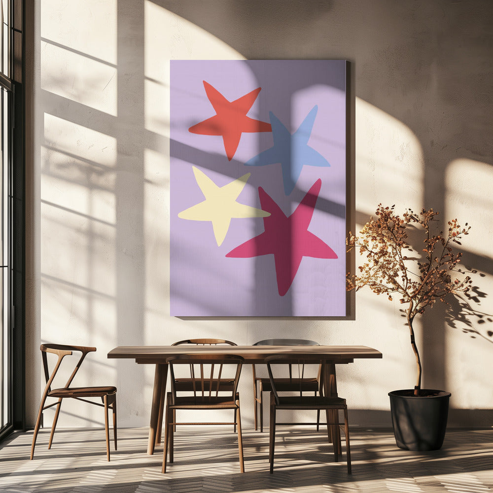 Vier Sterren 01 | Canvas