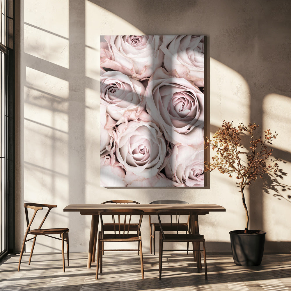 Roze rozen nr. 01 | Canvas