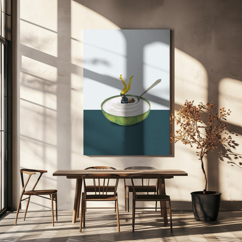 Yoga in mijn yoghurt | Canvas