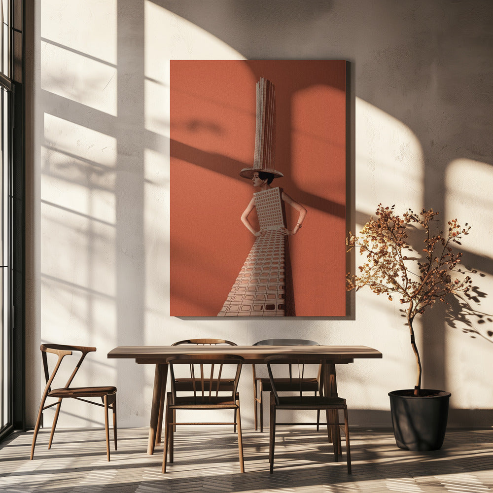 Stadsmeisje | Canvas