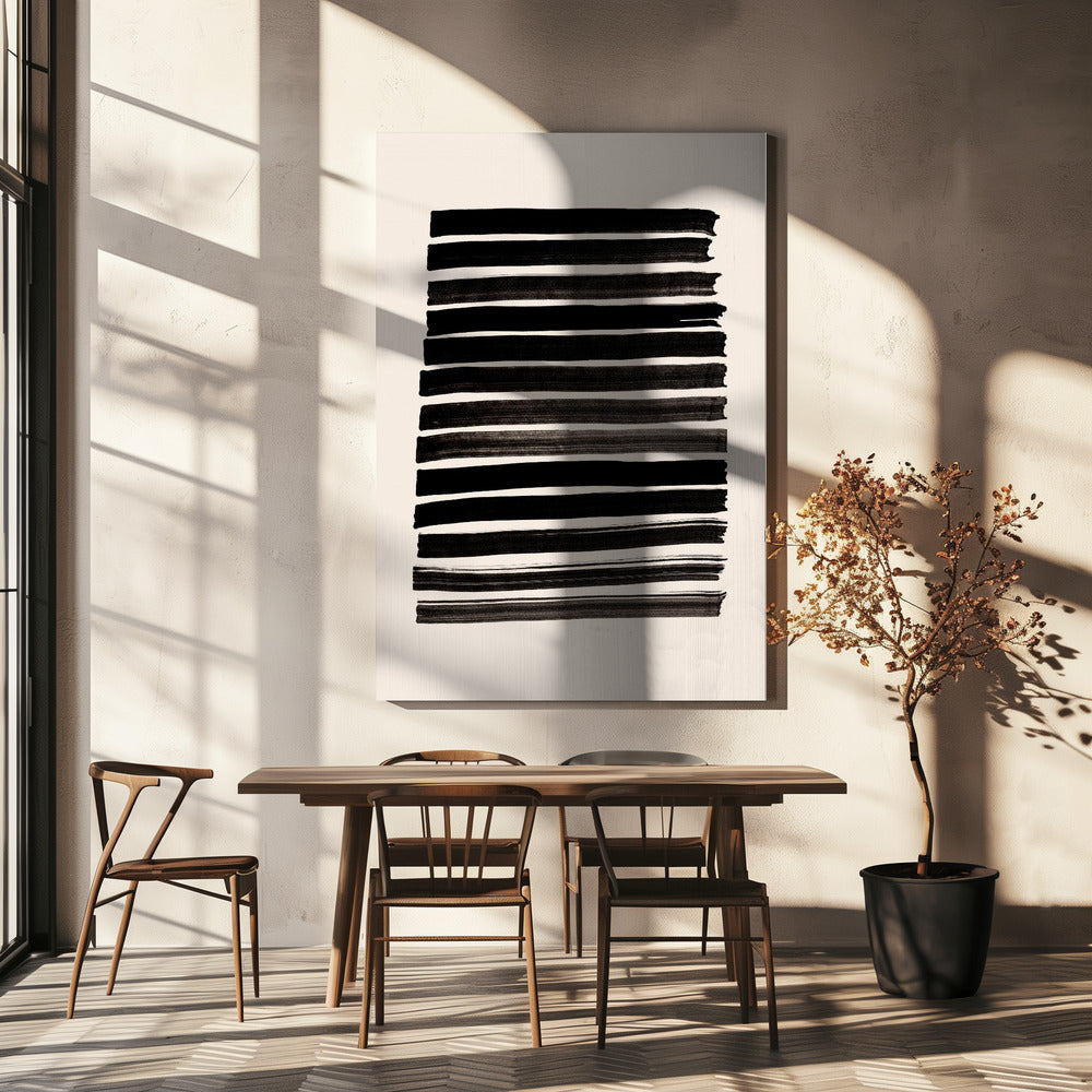 Strepen_Beige | Canvas