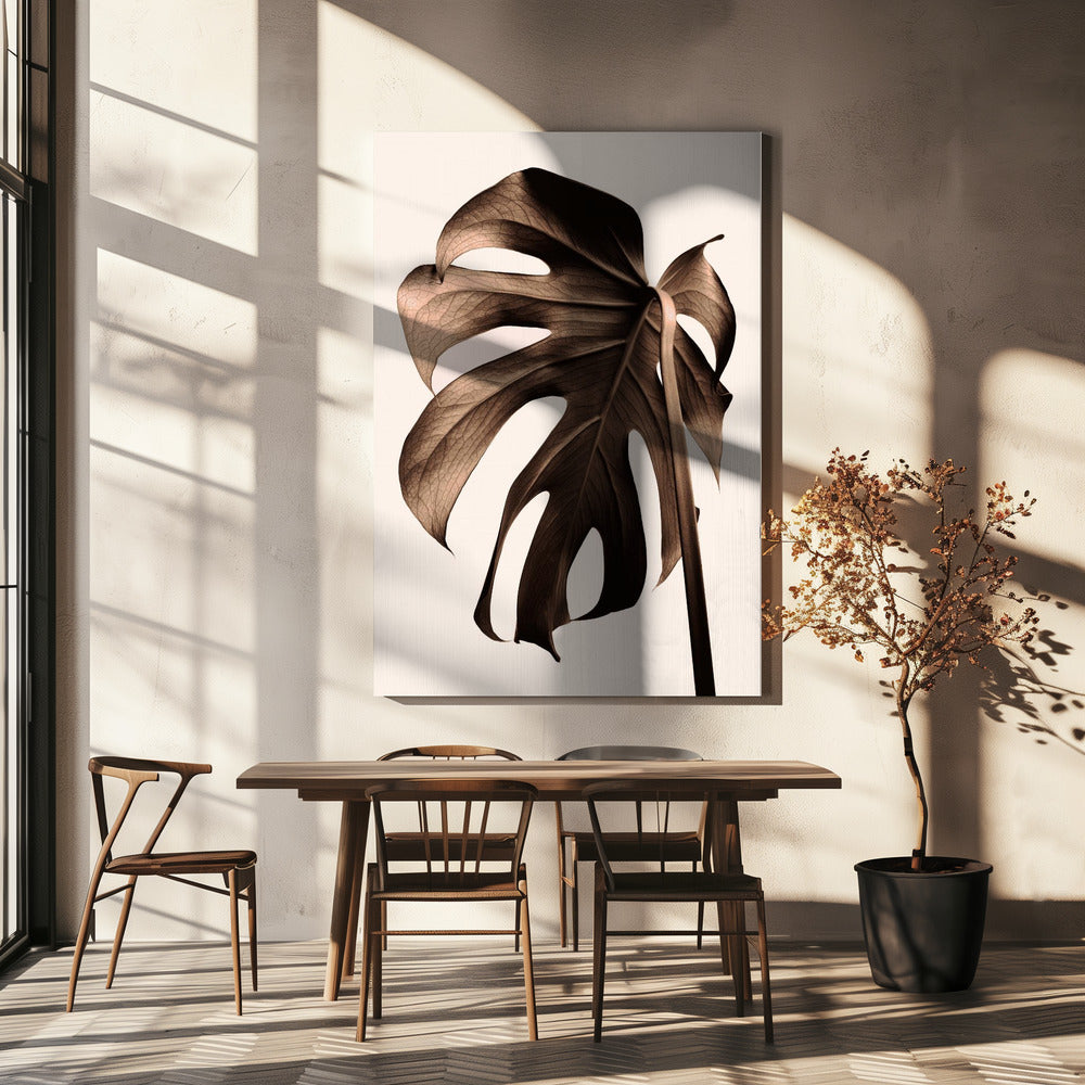 Monstera Goud | Canvas