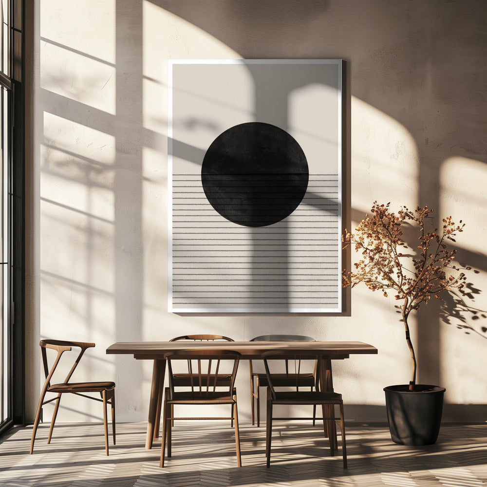 Monochrome Horizon | Canvas