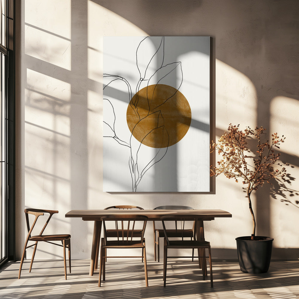 Lijnbladharmonie | Canvas