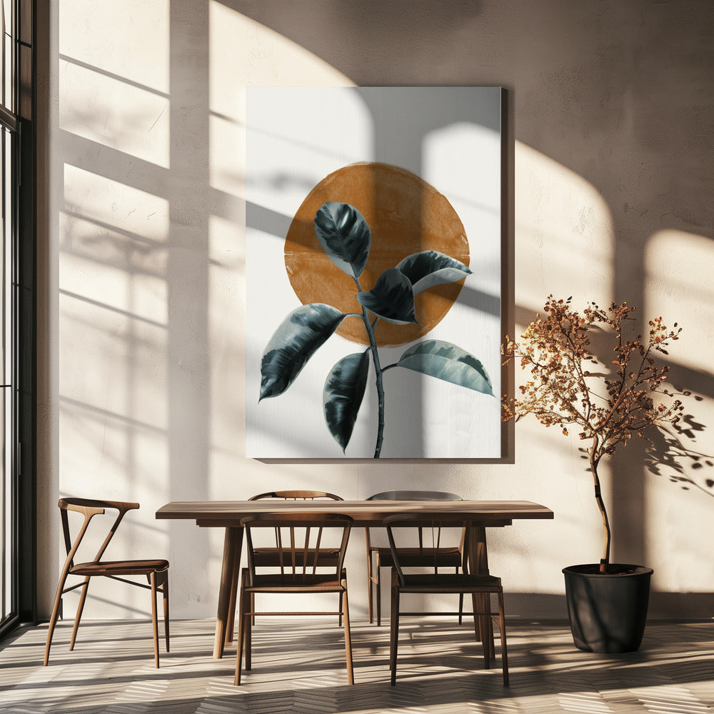 Blad en Zon | Canvas