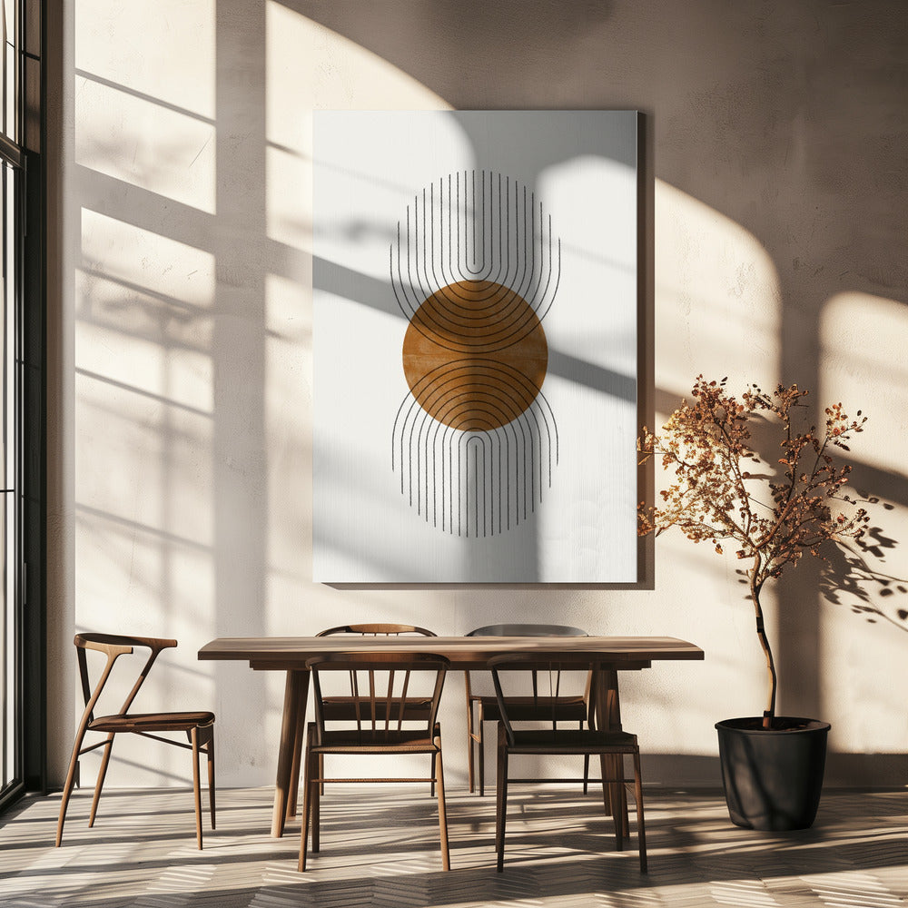 Symmetrische echo's | Canvas
