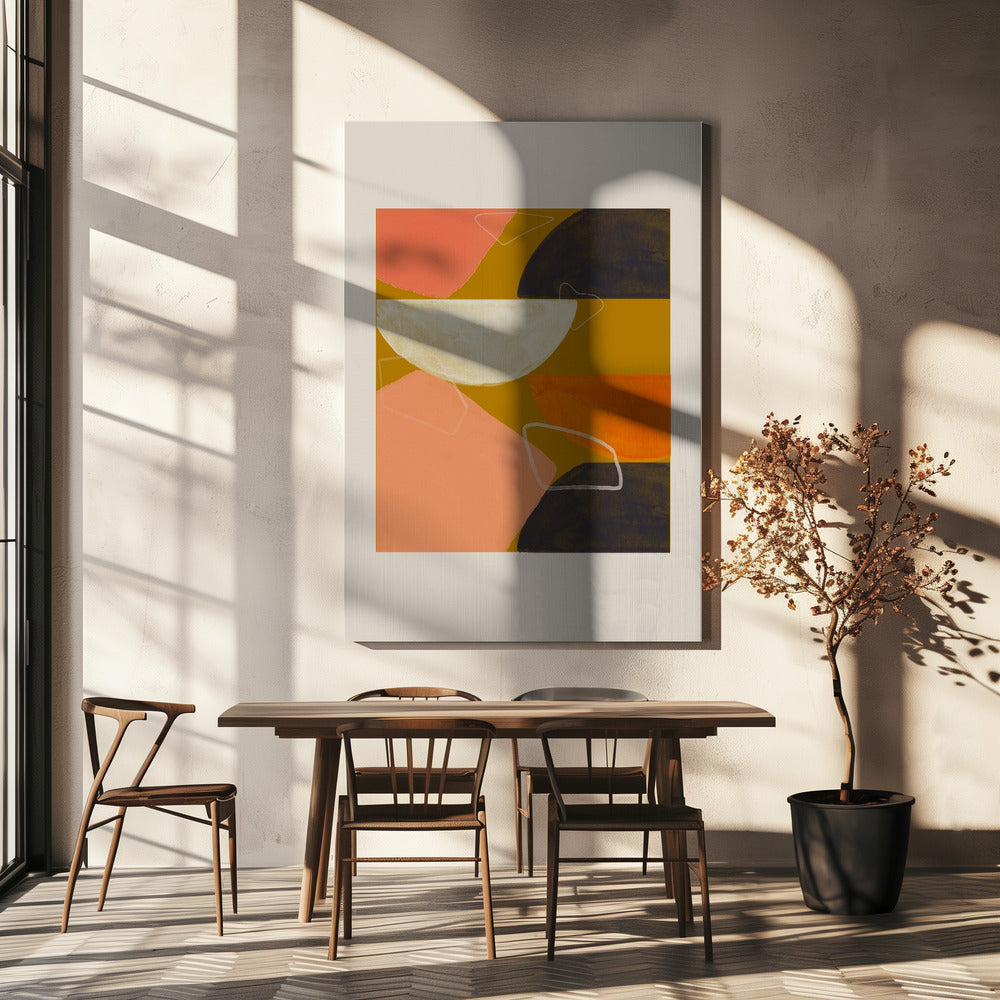 Abstracte harmonie | Canvas