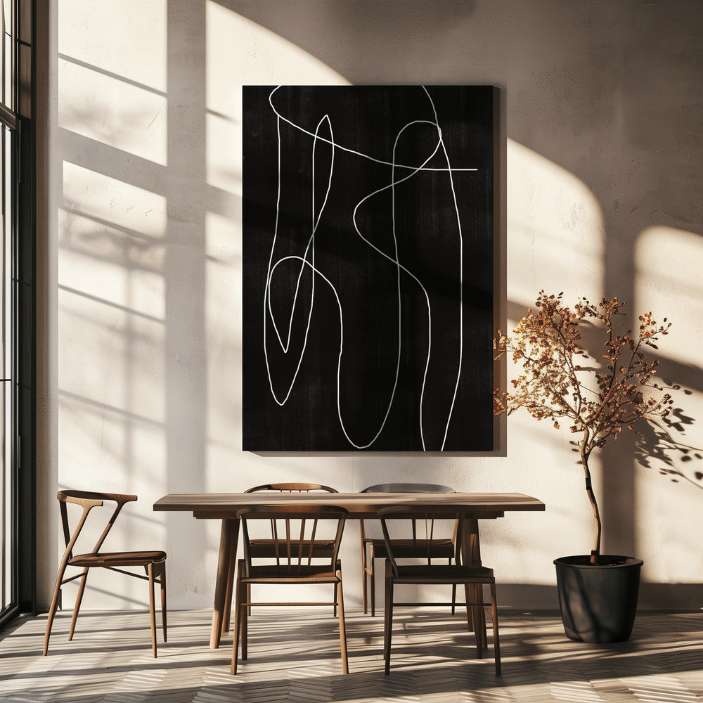 Abstracte lijn nr. 2. | Canvas