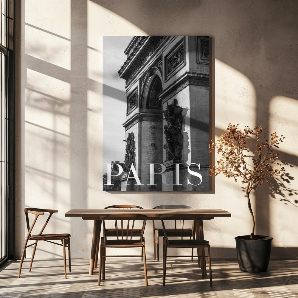 Parijs Tekst 6 | Canvas