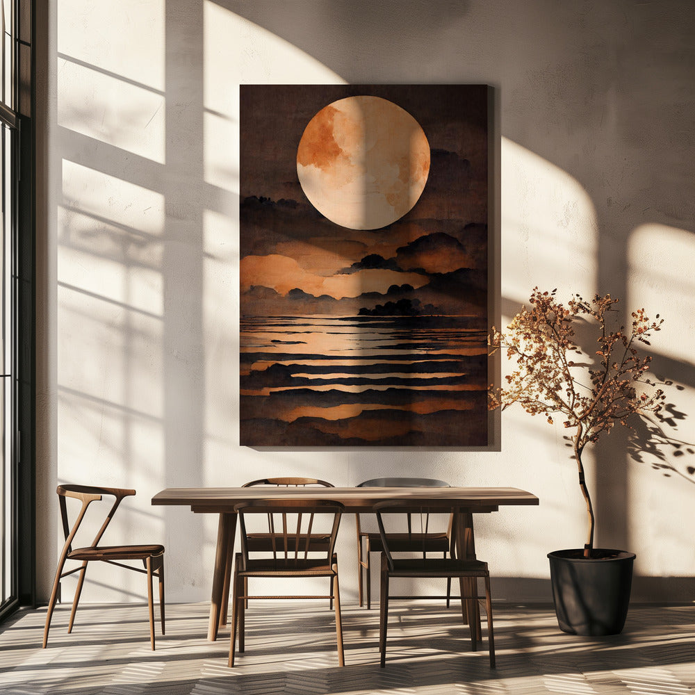 Volle maan | Canvas
