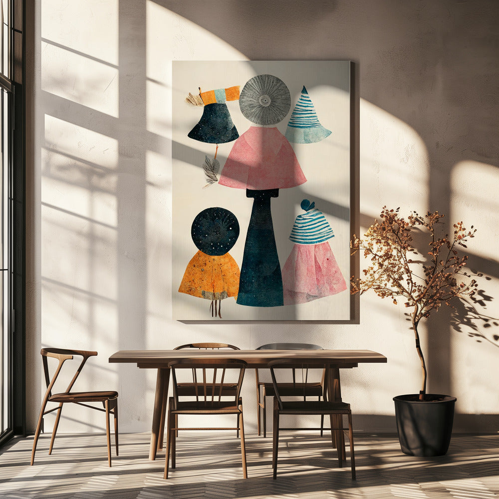Reuzenpaddestoel | Canvas