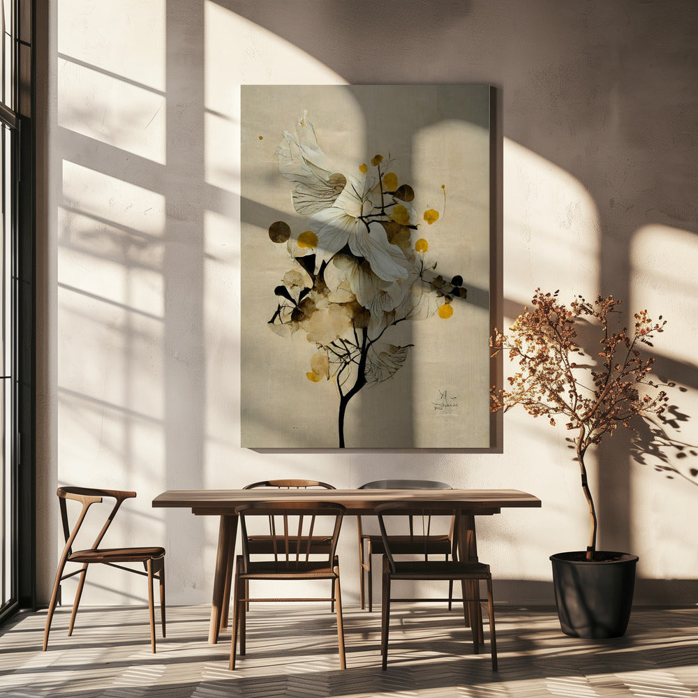 Grillige bloemen | Canvas