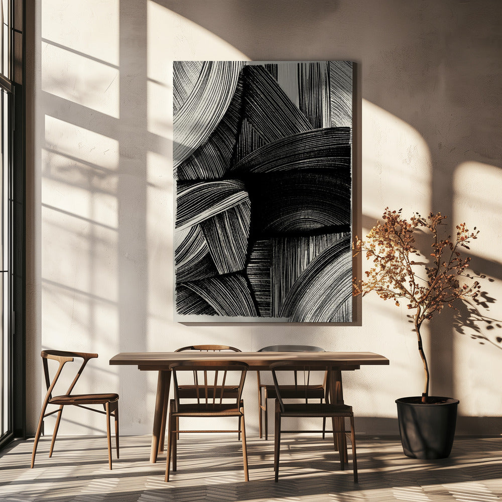 Gebogen Lijn Symfonie | Canvas