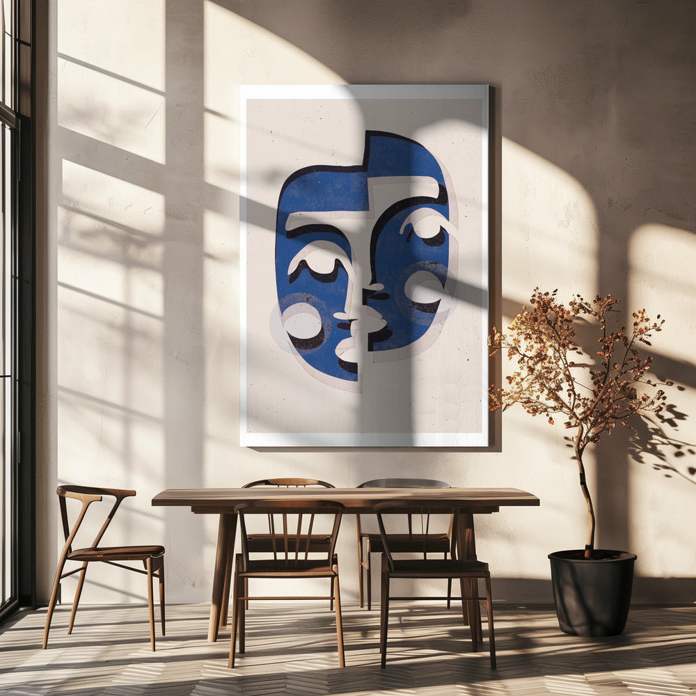 Gefragmenteerde gezichten | Canvas