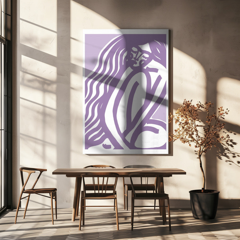 Sereen silhouet | Canvas