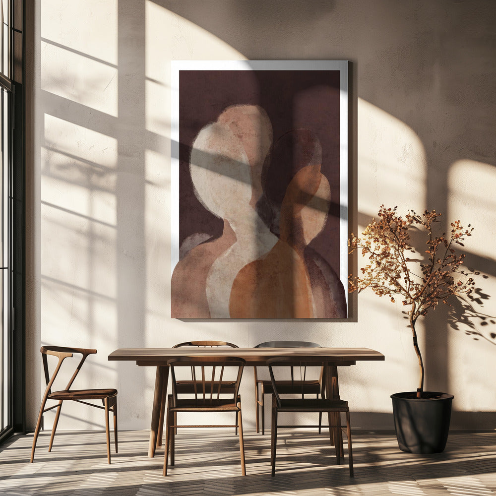 Gelaagde schaduwen | Canvas