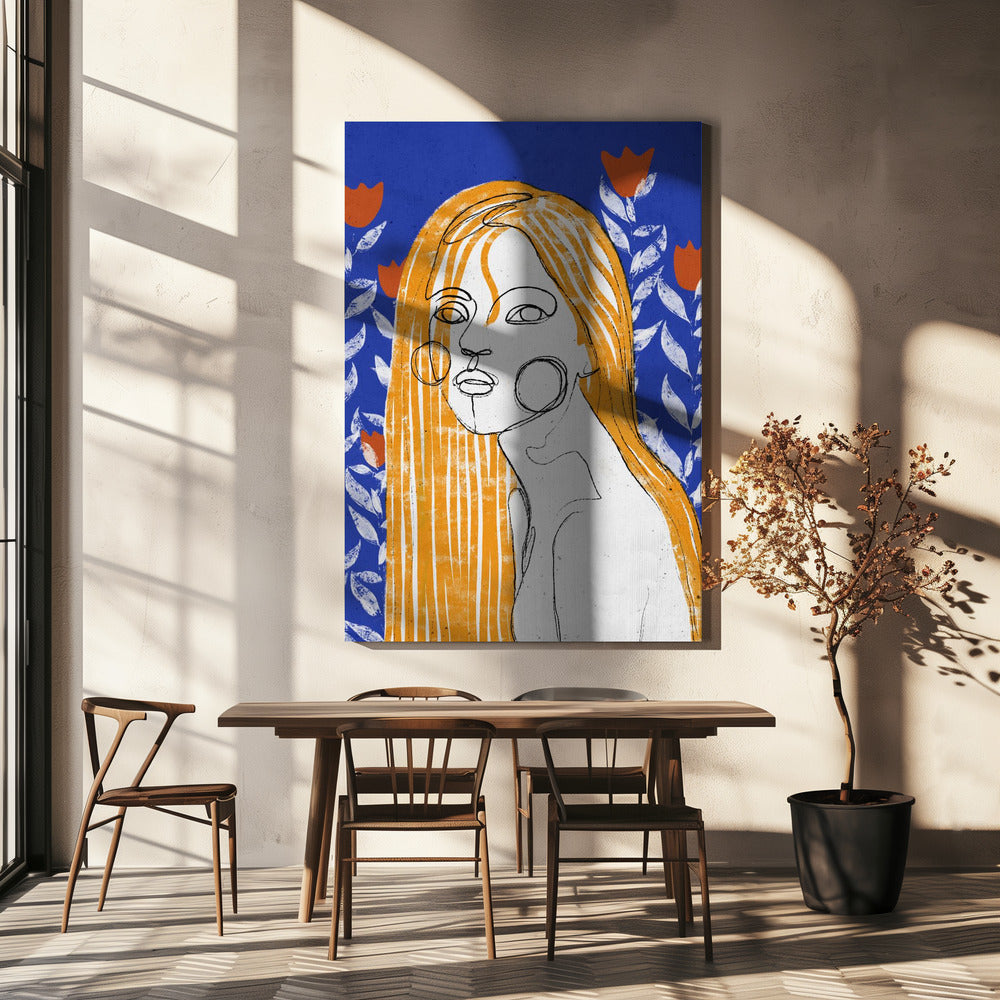 Bloemensereniteit | Canvas