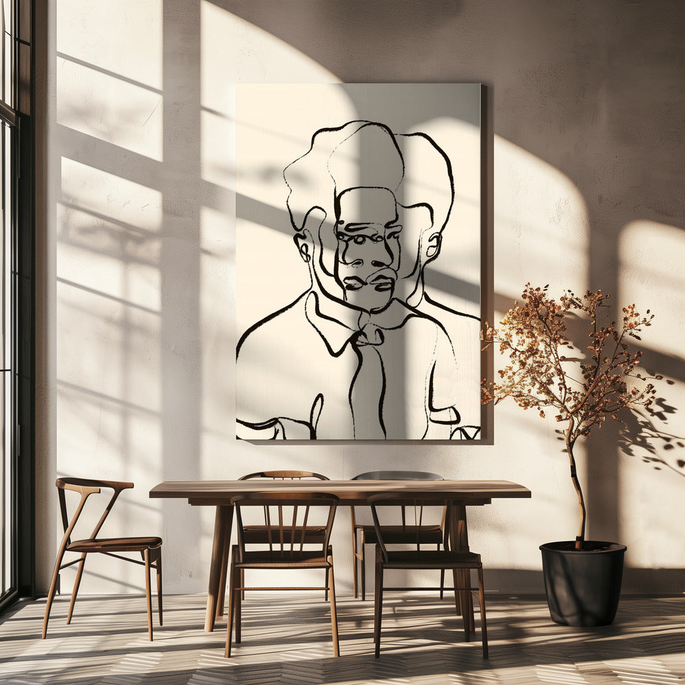 Gelaagde reflecties | Canvas