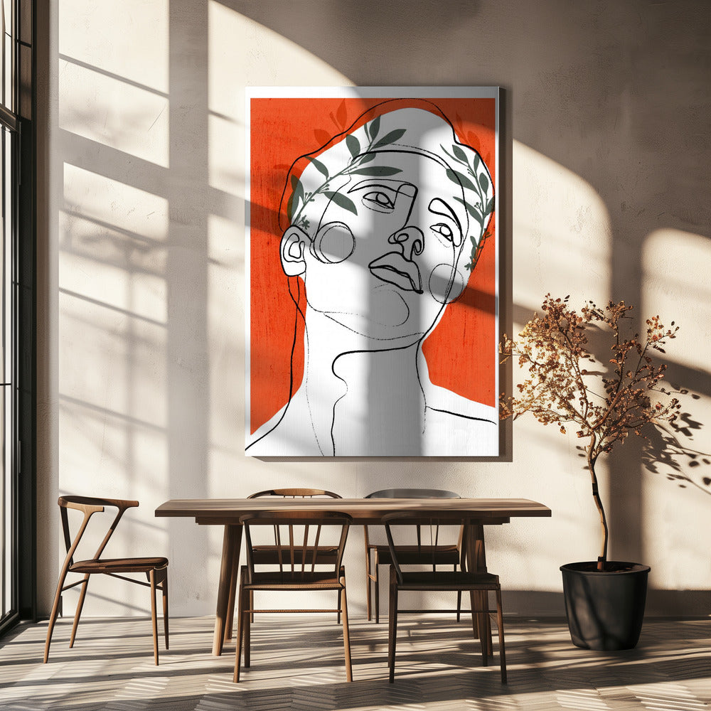 Weelderige Contemplatie | Canvas
